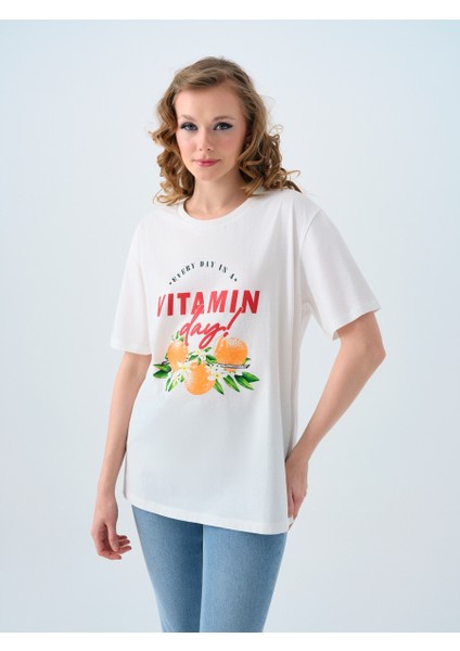 Oversize Kadın Tshirt K.kol