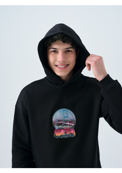 Oversize Fit Erkek Sweatshirt indirimleri