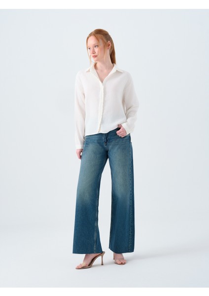 Regular Fit Kadın Gömlek U.kol fiyatları