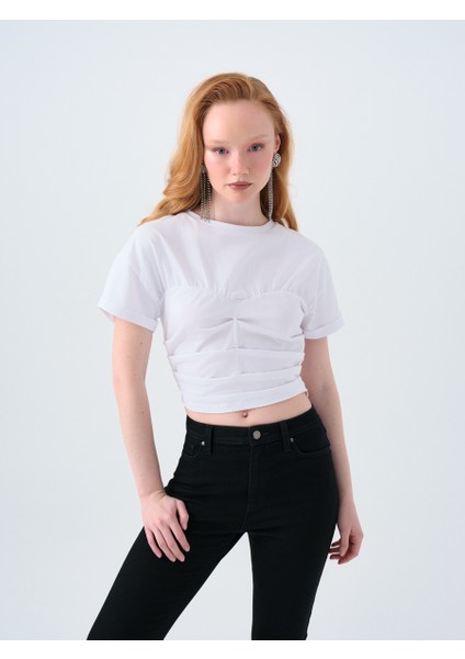 Slim Fit Kadın Tshirt K.kol