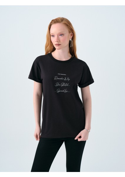 Slim Fit Kadın Tshirt K.kol