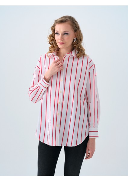 Regular Fit Kadın Gömlek U.kol