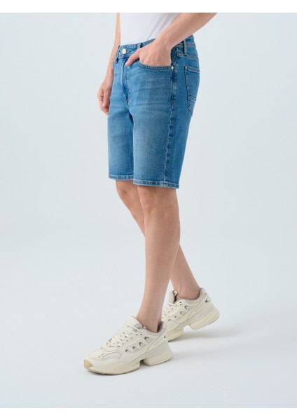 Slim Fit Erkek Şort