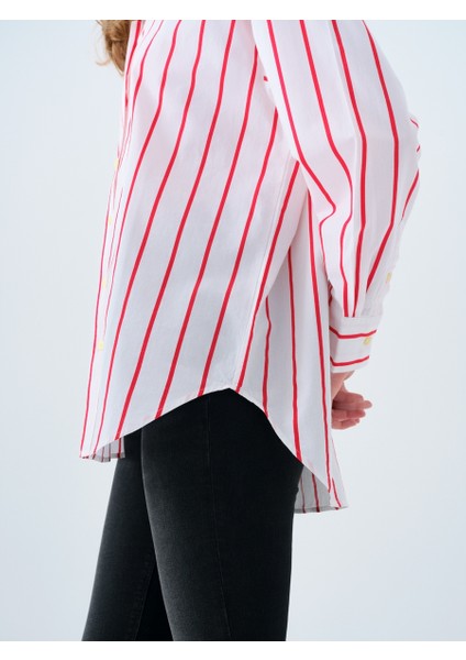 Regular Fit Kadın Gömlek U.kol indirimleri