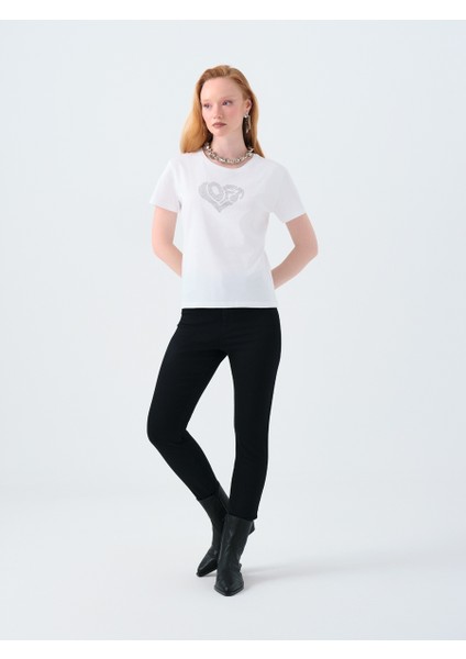 Slim Fit Kadın Tshirt K.kol