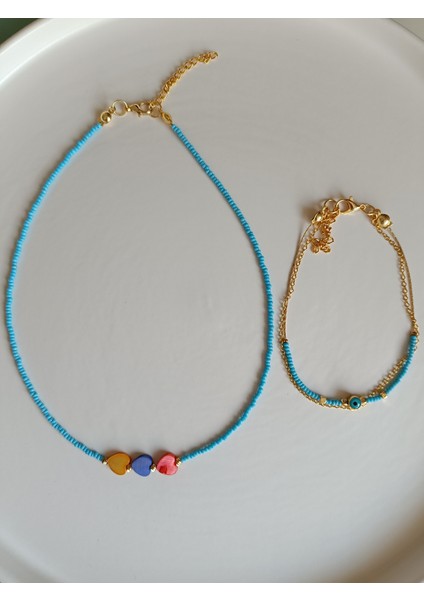 2 Li Kolye Halhal Set
