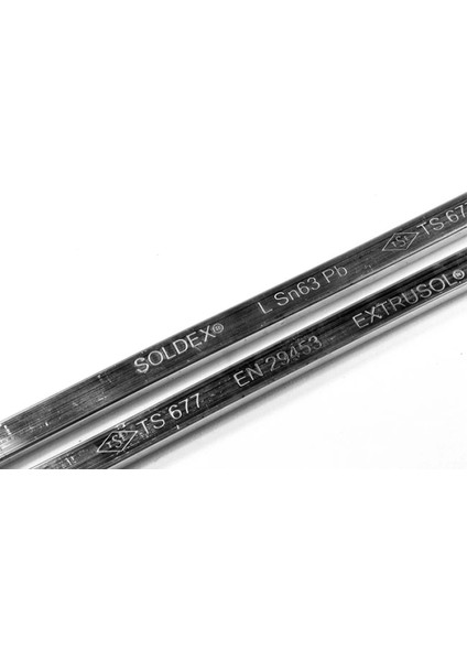 Çubuk Lehim 63-37 Extrusol 1000 gr - Sn:63 / Pb:37