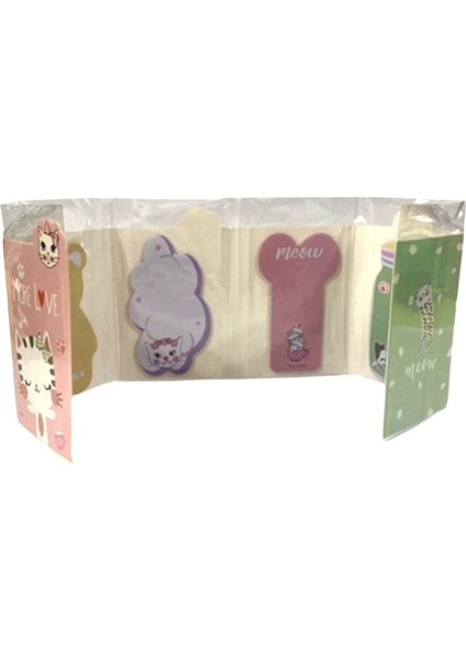 Cute Cat Yapışkanlı Bloknot - 2 Adet