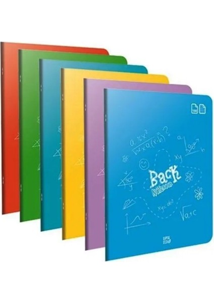 Eko 80 Yaprak Defter Kareli A4 Pp Kapak - 4 Adet