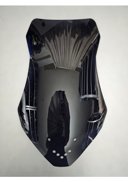 Rks Freccia 150 Siperlik Ön Cam 2022-2025 Model 55CM Siyah Renkli 4mm Kısa Spor Cam