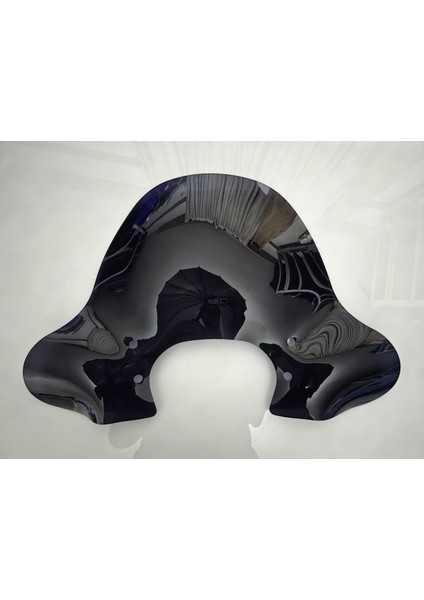 Rks Pride 125 Siperlik Ön Cam 2023-2025 Model 39CM Siyah Renkli 4mm Aparat Gönderilmeyecek