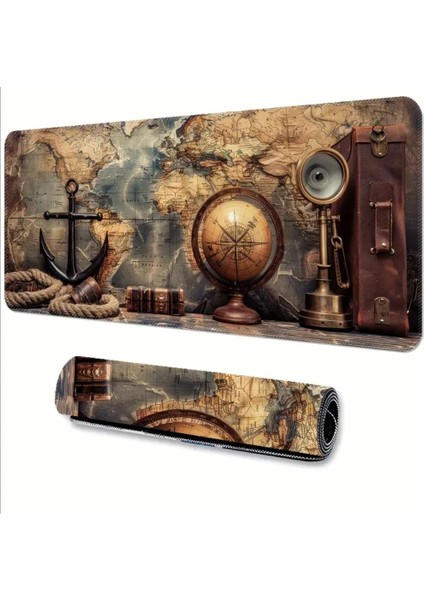 70X30 cm Denizci Haritası Tasarımı Kaydırmaz Taban Speed Yüzey Oyuncu Mouse Pad Gaming
