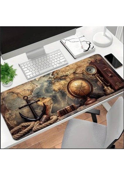 70X30 cm Denizci Haritası Tasarımı Kaydırmaz Taban Speed Yüzey Oyuncu Mouse Pad Gaming fiyatları