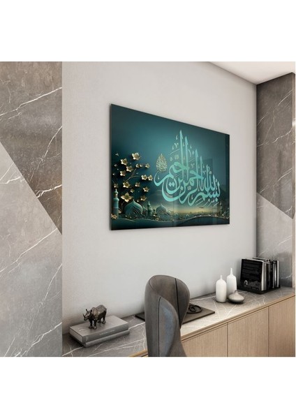 Dini Cam Tablo - Yatay Hat Sanatı - Dini Motif 01-022 modelleri