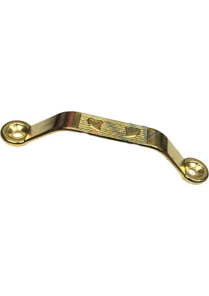 Dekoratif Zamak Kulp Dıştan - 64 mm, Sarı, 1 Adet