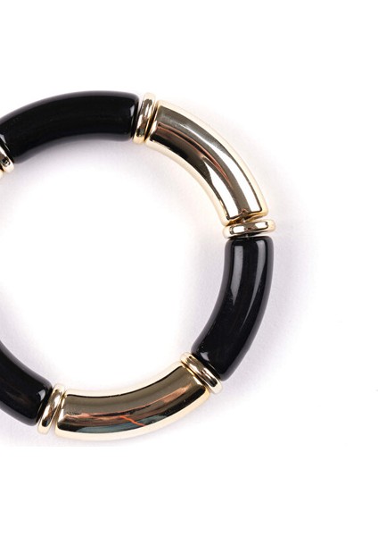 Kemik Gold Detaylı Lastikli Bileklik S25BLK017