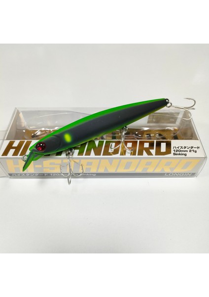 Hi-Standart 120S 120MM 21GR Sinking Maket Balık Renk: #TU008PA Green Ghost