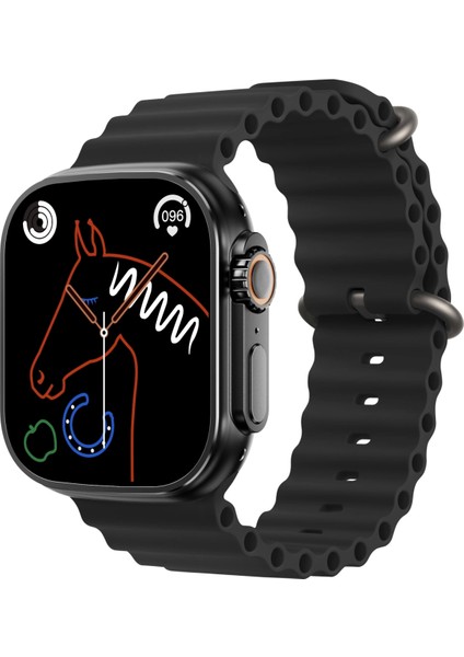 Watch 8 Akıllı Saat Xs8 Pro - Bluetooth, Su Geçirmezlik, Kablosuz Şarj