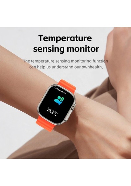 WS28 Ultra 49MM Siri Tansiyon Ateş Nabız Ölçer Akıllı Saat