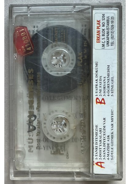 Müslüm Gürses Dost Yaraları Tanrı Istemezse Kaset (Orjnal Dönem Baskı Kaset)
