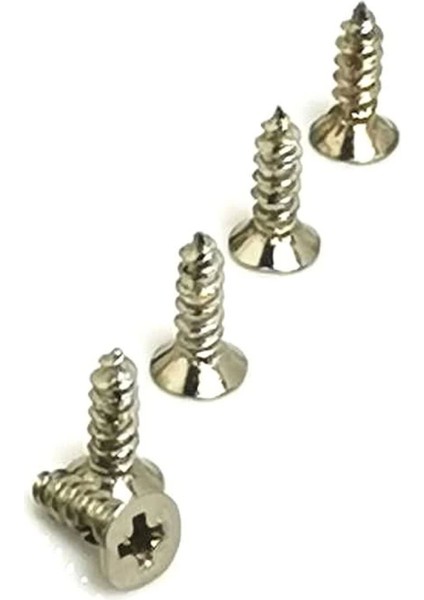 Klips, Menteşe, Ayak, Ağaç, Sunta Vidası 2,2x6,5mm - Nikel 100 Adet