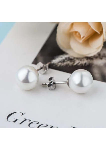 Gümüş Inci Bayan Küpe modelleri