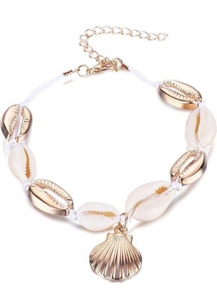 Vintage Style Doğal Deniz Kabuğu Bayan Ayak Halhal fiyatları