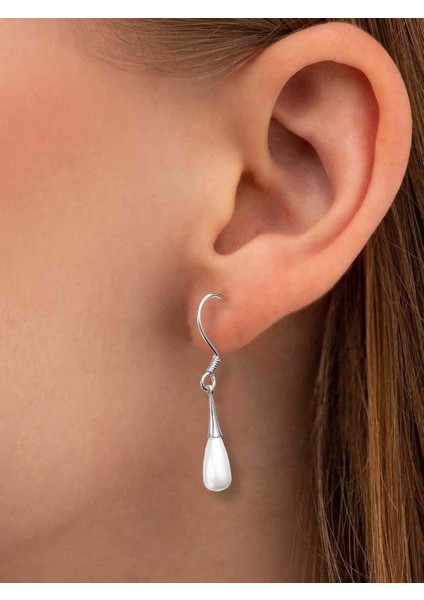 Gümüş Doğal Tatlı Su İncisi Bayan Gümüş Küpe modelleri