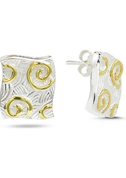 925 Ayar Abiye Tasarım Mineli Kadın Küpe