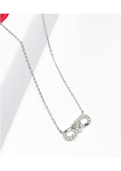 Gümüş Birbirine Bağlı Kalpli Sonsuzluk Kadın Gümüş Kolye fiyatları
