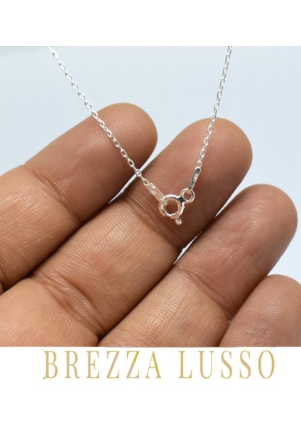 925 Ayar Gümüş İnce Bayan Kolye Zinciri modelleri