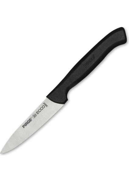 38047 Ecco Düz Sebze Bıçağı 9 cm - Siyah