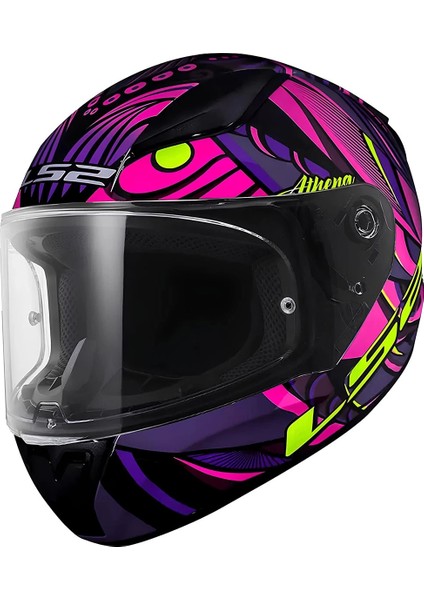 Rapıd 2 Athena Siyah-Mor Kask