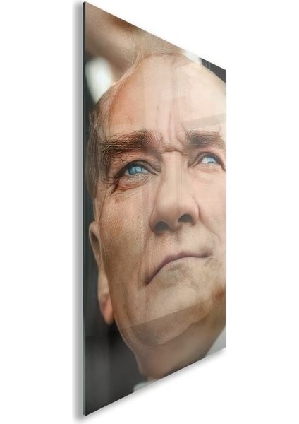 Atatürk Cam Tablo - Yatay Motif 01-076 fiyatları