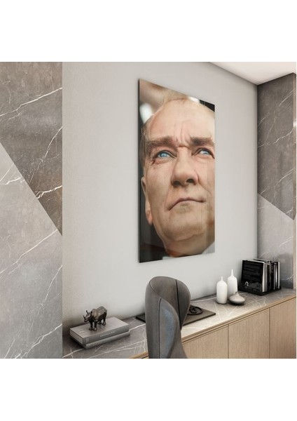 Atatürk Cam Tablo - Yatay Motif 01-076 modelleri