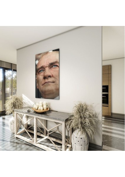 Atatürk Cam Tablo - Yatay Motif 01-076 indirimleri