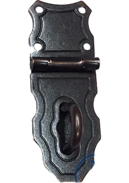 Klasik Küçük Sandık Askısı - 20X55MM, Oksit, 1 Adet