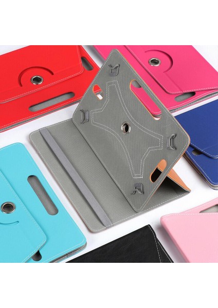 Sprange Vasoun B10TB 10.1" 360° Dönerli Standlı Deri Tablet Kılıfı