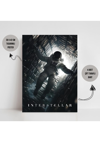 Interstellar Yıldızlararası Movie Film Poster Dekorasyon Çerçevesiz Poster Interstellar fiyatları
