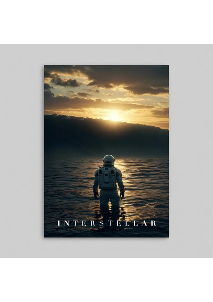 Interstellar Yıldızlararası Movie Film Poster Dekorasyon Çerçevesiz Poster Interstellar