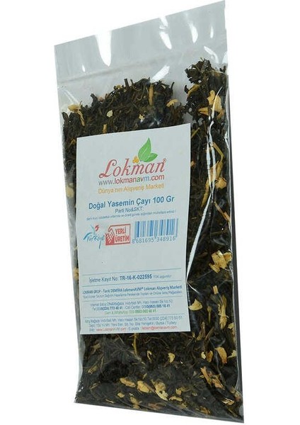 Yasemin Çayı Doğal 100 gr Paket modelleri