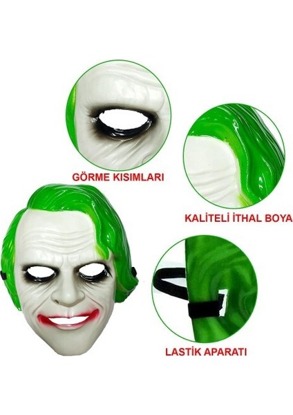 9 The Dark Knight Joker Maskesi