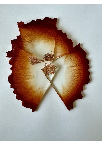 Epoksi Bardak Altlığı 4'lü Set(10cm x 10cm ) fiyatları