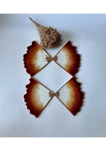 Epoksi Bardak Altlığı 4'lü Set(10cm x 10cm ) fırsatları