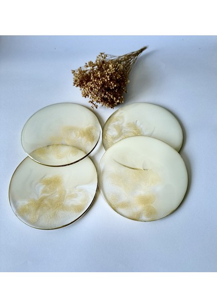 Epoksi Bardak Altlığı 4'lü SET(10CM x 10 Cm) indirimleri