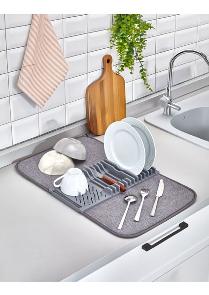 Luxury Mikrofiber Kurutma Matlı Bulaşıklık 1 Adet