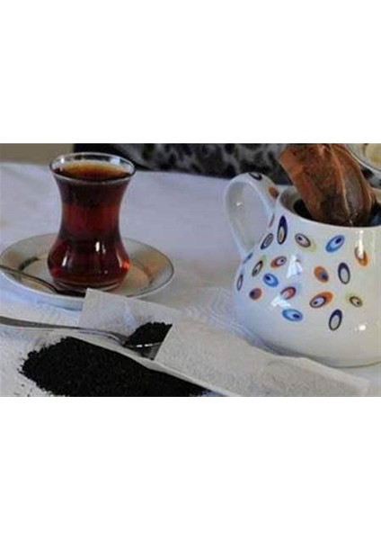 Luxury Ofis Ev Tipi Kağıt Çay Bitki Çayı Demleme Poşeti 50'li Paket 1 Adet