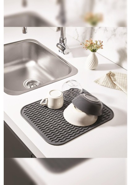 Luxury Silikon Çok Amaçlı Kaydırmaz Mat & Bulaşıklık (28*36 cm ) 1 Adet fiyatları