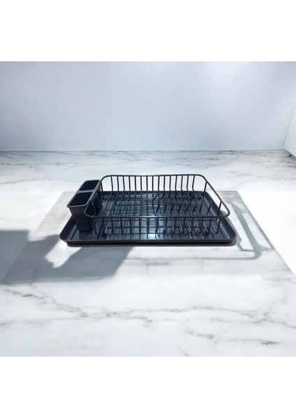 Luxury Siyah Tek Katlı Modern Tabaklık Bulaşıklık 1 Adet