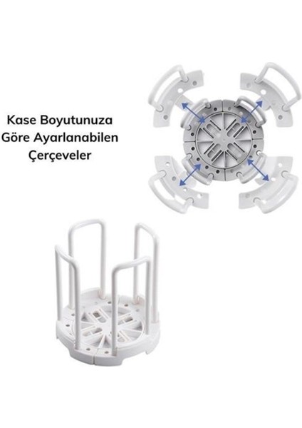 Luxury Buffer® Tabak Bardak Kase Standı Bulaşık Kurutma Tutucu Mutfak Düzenleyici Organizatör 1 Adet